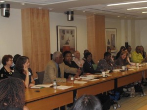 Justice Roundtable participants at quarterly assembly   